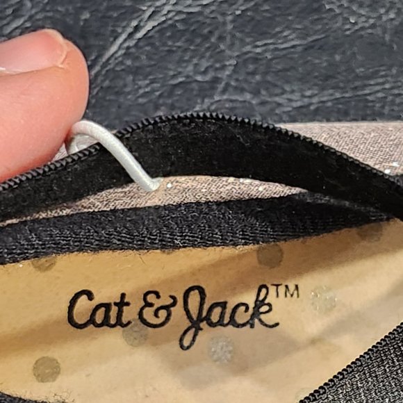 New Cat And Jack Rose Gold Ballet Style Dress Flats Size 6 Toddler - Picture 6 of 10